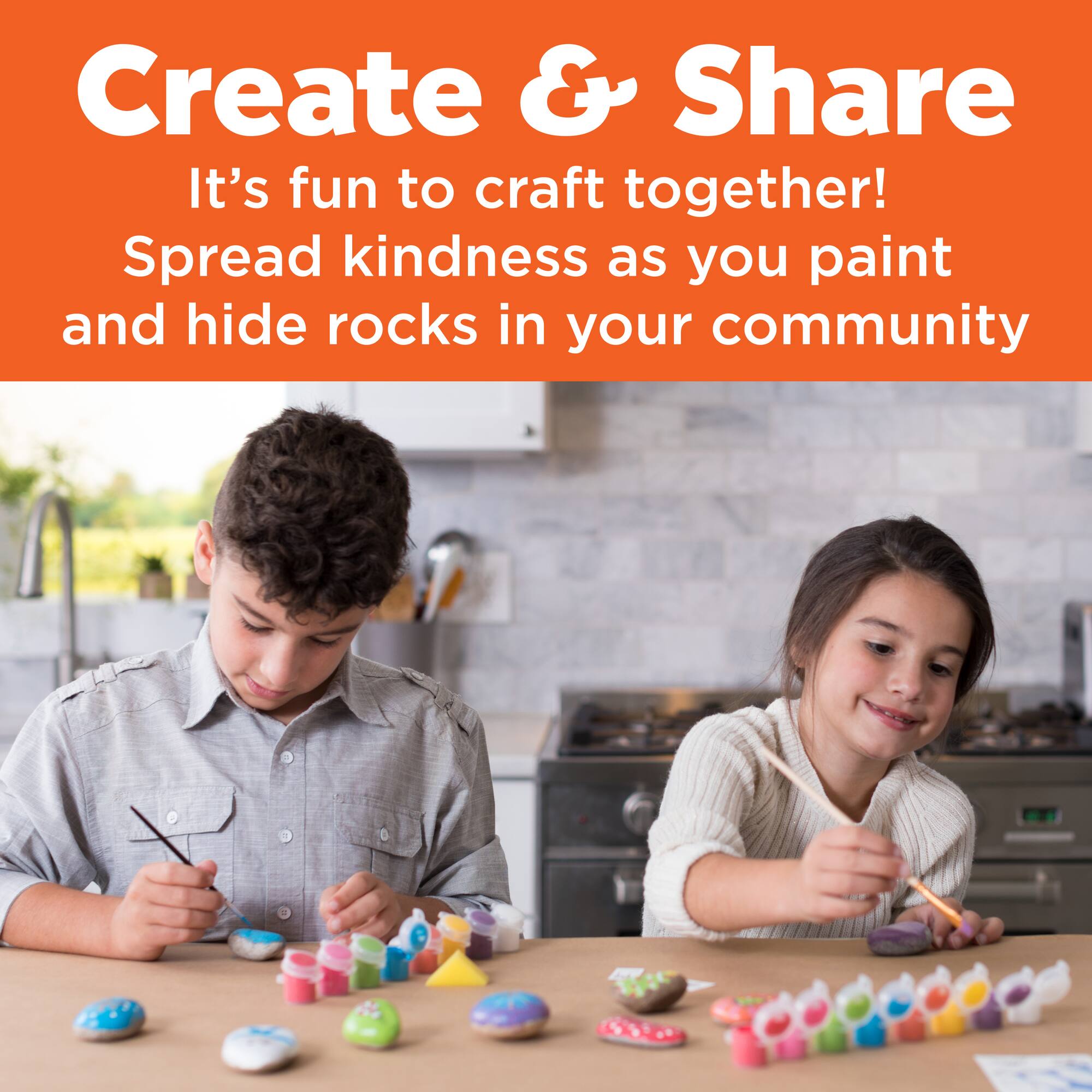 Faber-Castell® Creativity for Kids® Hide & Seek Rock Painting Kit